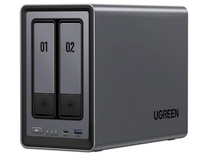 Servidor NAS UGREEN DXP2800:
Procesador Intel N100 (hasta 3.4 GHz), 
Memoria de 8GB DDR5,
2 Bahías SATA, 
S.O. No Incluido.