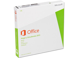 Microsoft Office Hogar y Estudiantes 2013 (1 PC).