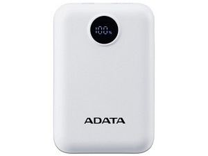 Power Bank ADATA Colorful C100 PC10022-12WH de 10 000 mAh. Color Blanco.