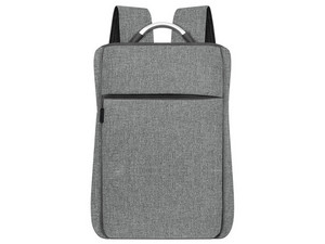 Mochila BRobotix 6007983, Compatible con Laptops de hasta 17", Asa Metálica. Color Gris.