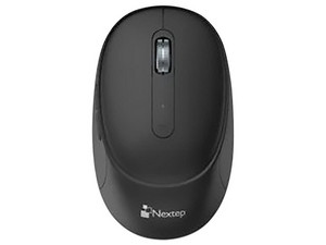 Mouse Inalámbrico Nextep Pro, hasta 1600DPI, Receptor USB. Color Negro.