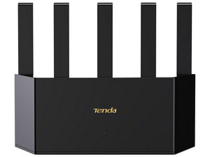 Router Inalámbrico Tenda TE3L de Doble Banda, Wireless AC (Wi-Fi 7), Hasta 3570Mbps, 3 Puertos Gigabit LAN, 5 Antenas. Color Negro.