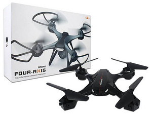 Dron Estándar Four-AX15, Distancia de Vuelo de 600m, Batería de 550mAh. Color Azul.