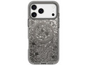 Funda Prodigee PopStar Mag para iPhone 17 Pro, Compatible con MagSafe. Color Plata con Brillos.