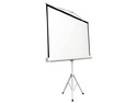 Pantalla con Tri Pie para Proyección Redleaf PT5050 de 70" (1.27m x 1.27m), Formato 1:1, Color Blanco.