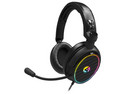 Audífonos Gamer 4Gamers C6-100, Compatible con Xbox y PS5, Iluminación LED, Color Negro.