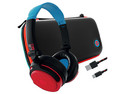 Kit Neon 4Gamers Travel Swl-50, incluye diadema 3.5mm/USB-C, funda protectora para Nintendo Switch