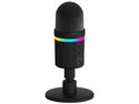 Micrófono Gamer 4Gamer , Iluminación RGB, Respuesta de Frecuencia 20Hz - 20kHz USB, Color Negro.