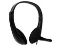 Audífonos con micrófono Acteck SF20, sonido estéreo, USB. Color Negro.
