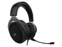 Audífonos Gamer con Micrófono Corsair HS60 Haptic, USB. Color Negro.