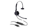 Audífonos Tipo Monoaural con Micrófono EPCOM ProA Mono, USB, Respuesta de Frecuencia de 	150Hz-6800 Hz, Color Negro.