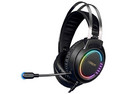 Audífonos Gamer con Micrófono Gamdias EROS M3, iluminación RGB, USB. Color Negro.