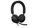 Audífonos Alámbricos Tipo Diadema Jabra Evolve 40 SE, Respuesta de Frecuencia 20Hz - 20kHz, USB Tipo C. Color Negro.