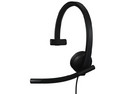 Audífonos Monoaural Tipo Diadema Logitech H570E , Con Micrófono, Respuesta de Frecuencia 20Hz - 20KHz, USB Tipo C. Color Negro.