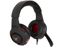 Audífonos tipo diadema Gamer NACEB NA-0304R con micrófono, 3.5mm. Negro/Rojo