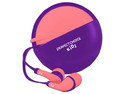 Audífonos Perfect Choice Bubble Gum, 3.5mm, Cable de 1.2m. Color Rosa.