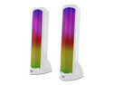 Bocina Gamer BALAM RUSH GLIMM TOWER BG575, Iluminación LED, Bluetooth, 3.5, Estéreo. Color Blanco.