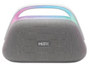 Bocina Portátil TWS Misik MS268, 16 Watts RMS, Batería recargable, Bluetooth, Entrada Auxiliar. Color Negro.