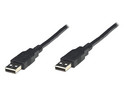 Cable USB 2.0 Manhattan (M-M), 1.8m. Color negro.