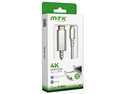 Cable Adaptador USB MTK 0159011, USB Tipo C a HDMI (M-M). Color Negro.