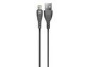 Cable de Datos Aló Flash 8700-0206 USB 3.1 a Lightning (M-M), 1m. Color Negro.