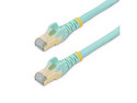 Cable de Parcheo StarTech 6ASPAT50CMAQ, RJ45 a RJ45 (M-M), 50cm, Color Azul.