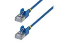 Cable de Red StarTech N6APATSTP34BLS1M, RJ-45 a RJ-45 (M-M), CAT6a, Ultra Delgado, 34AWG, 1m. Color Azul.
