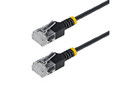 Cable de Red StarTech N6APATUTP34BKS80CM, RJ-45 a RJ-45 (M-M), CAT6a, 34AWG, 80cm. Color Negro.
