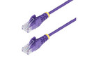 Cable de Red StarTech N6PAT100CMPLS, RJ-45 a RJ-45 (M-M), Cat6, 28AWG, 1m. Color Morado.