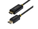 Cable de Video 2.0 StarTech 2M-DP-HDMI-4K60-GR, DisplayPort a HDMI (M-M), Unidireccional, Con Conectores de Agarre, 4K 60Hz, 2m. Color Negro.
