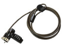 Candado de Seguridad EC Line EC-CF033, Combinación de 4 Dígitos, 1.8m. Color Negro.