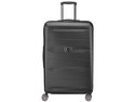 Maleta Rígida Delsey Paris Comete 00304182100, De 24 Pulgadas. Color Negro.