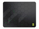 Mouse Pad Gamer Brobotix 6007075 hexágono tamaño M de 31 x 40 cm. Color Negro.