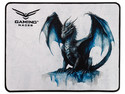 Mouse Pad Naceb DRAGOX II NA-0977 de 32.6 x 25 cm microfibra. Color Blanco.