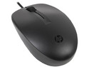 Mouse Óptico Alámbrico HP 125, USB, Ambidiestro, Color Negro.