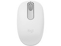 Mouse Logitech M196 910-007457, Bluetooth, Diseño Compacto y Contorneado, 1,000 DPI. Color Blanco.