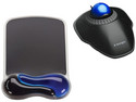 Mouse Óptico Kensington Orbit Trackball. Color Negro. Incluye Mouse Pad Kensington P5115 con Reposamuñecas.
