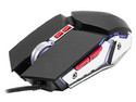 Mouse Gamer Manhattan 179348, hasta 3200 dpi, 7 botones. Color Negro/Plata.