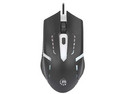 Mouse Gamer Óptico Manhattan MAN-190206, Hasta 1500 dpi, Iluminación LED, Color Negro.