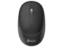 Mouse Inalámbrico Nextep Pro, hasta 1600DPI, Receptor USB. Color Negro.