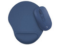 Mouse Inalámbrico Perfect Choice PC-045397, 1600 DPI, Bluetooth, Incluye Mouse Pad. Color Azul.