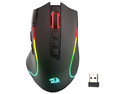 Mouse Gamer Inalámbrico Redragon Predator Pro M612, 8000 DPI, RGB, 9 Botones Programables, Receptor USB Tipo C, Bluetooth. Color Negro.