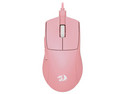 Mouse Gamer Redragon K1NG M724, 12400 DPI, 5 Botones Programables, Cable USB. Color Rosa.