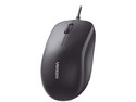 Mouse Óptico USB, Cable De 1.5 Metros, 3 Botones, 1200DPI, Diseño Ergonómico, Silencioso, Color Negro.