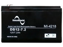 Batería Sellada para UPS DataShield MI-4218 de 12V, 7.2 Ah, 5 Piezas. Color Negro.
