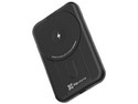 Batería Portátil Klip Xtreme PowerMag 5000 KPB-350 de 5.000 mAh, Carga Inalámbrica, USB Tipo C. Color Negro.