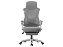 Silla Gamer Balam Rush Power Rush Mesh, Reposabrazos Fijo, Pistón de clase 2, Mecanismo mariposa con Inclinación de hasta 145 Grados, Soporta hasta 100Kg, Color Gris.