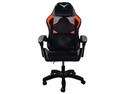 Silla Gamer Naceb BLOODLINE RAGE, Pistón Clase 3, Soporta hasta 120Kg. Color Naranja.