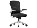 Silla para Oficina Acteck Flux Base EC343, Reposabrazos Abatibles, Soporta hasta 100Kg, Pistón Clase 2, Inclinación de Hasta 120 Grados. Color Blanco con Malla Negra.