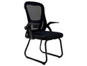 Silla de Oficina Nextep NE-652R, Reposabrazos Ajustables. Respaldo con Tela, Acolchada, Soporta Hasta 200 Kg. Color Negro.